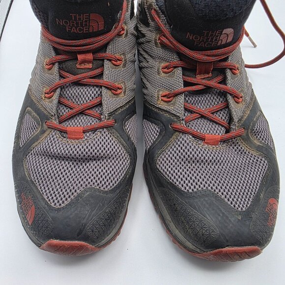 The North Face Ultra Fastpack II GTX Mens Size 12 Black Red Athletic Shoes - Picture 10 of 13